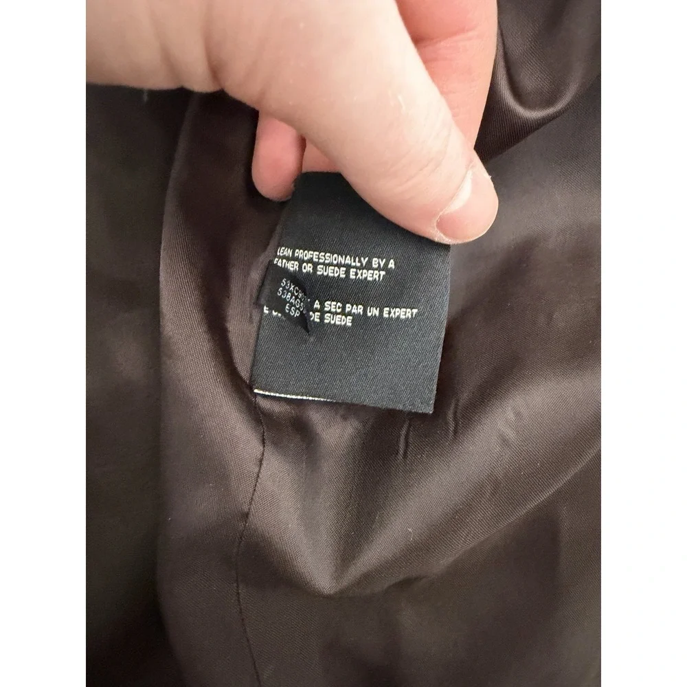 Cole Haan Wool Blend Car Chore Coat‎ Men's XL Brown Full Zip AMAZING CONDITION